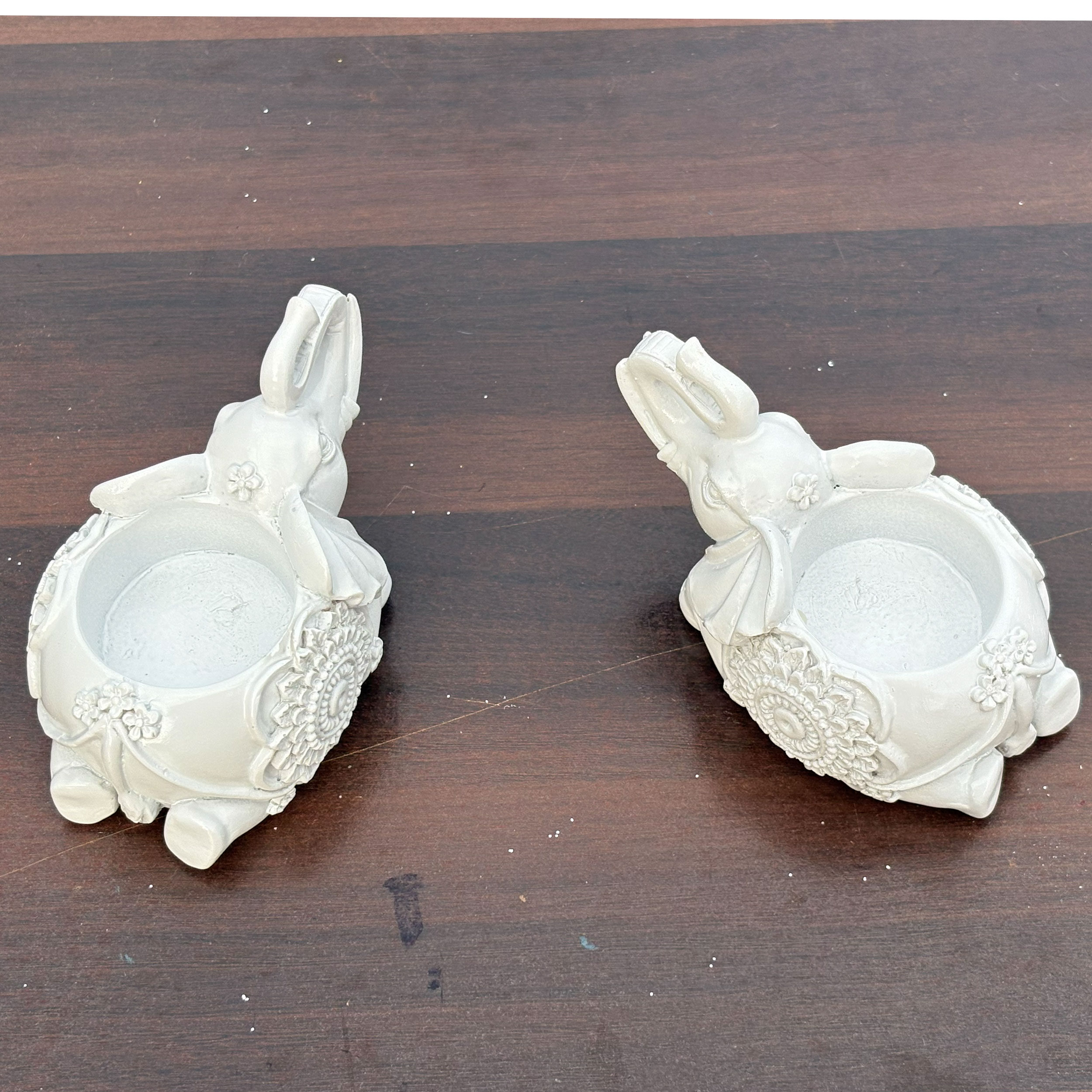 White Elephant Tealight Candle Holders, Set of 2, 5.5 Inch — photo — 6 of 9